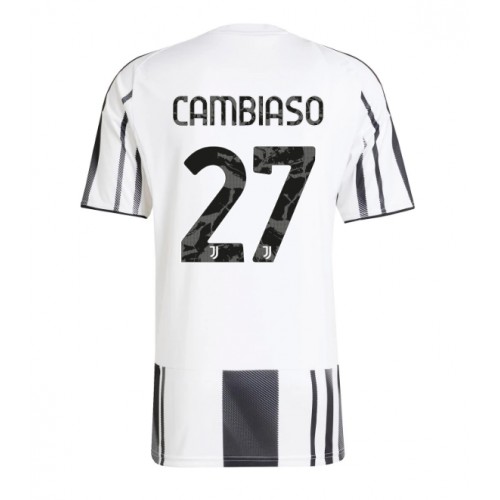 Stroje piłkarskie Juventus Andrea Cambiaso #27 Koszulka Podstawowej 2025-26 Krótki Rękaw